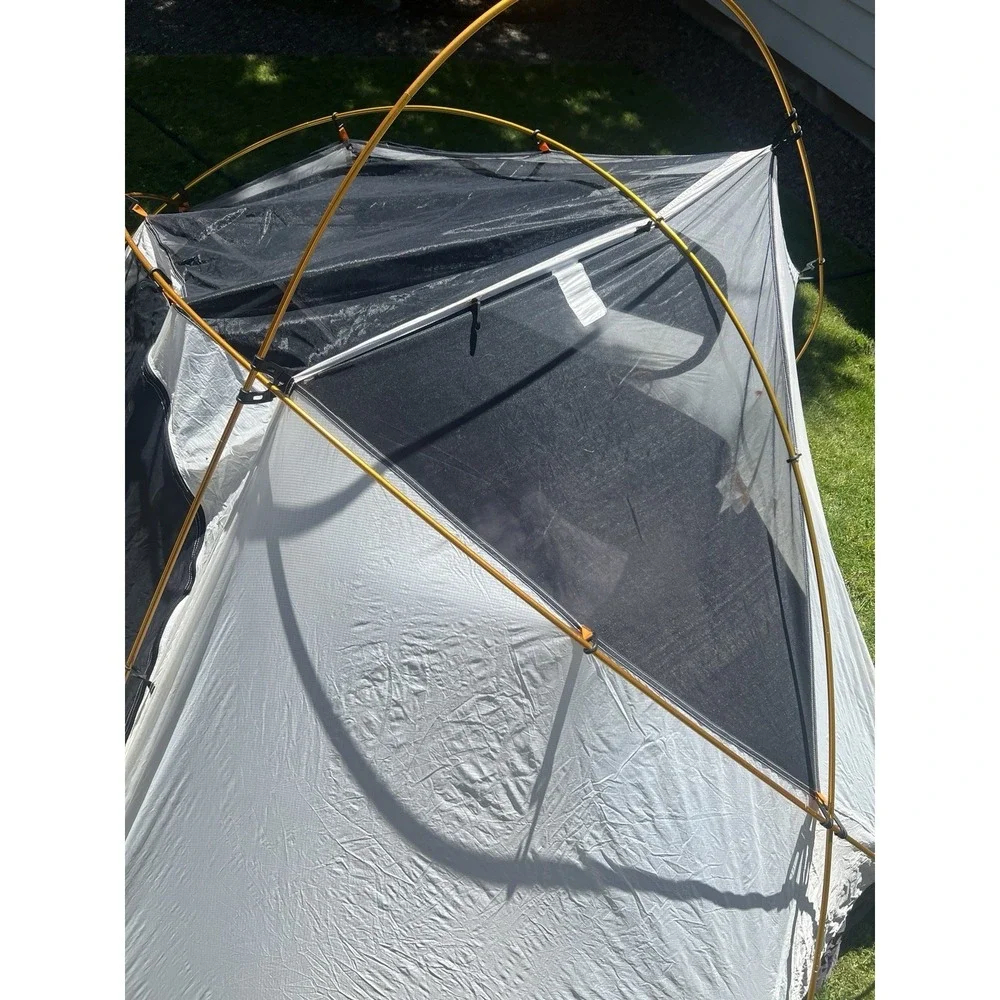 Rei Taj 3 Camping Tent W/ Gear Loft, Aluminum Tent As Is Read!
